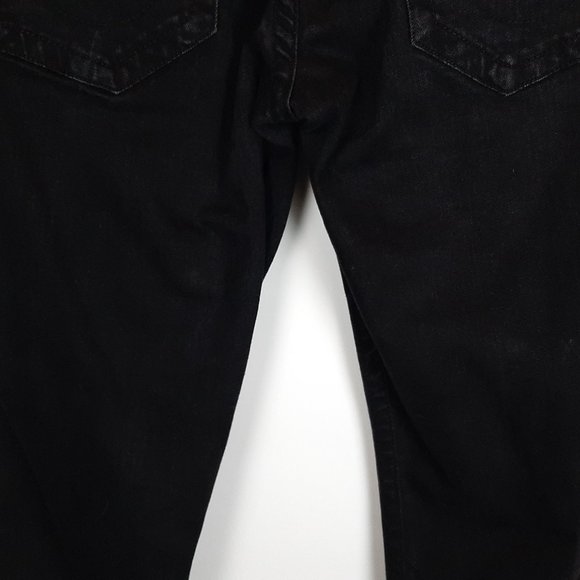 True Religion Ricky Relaxed Straight Black Denim Jeans Mens Size 33 - Picture 7 of 10